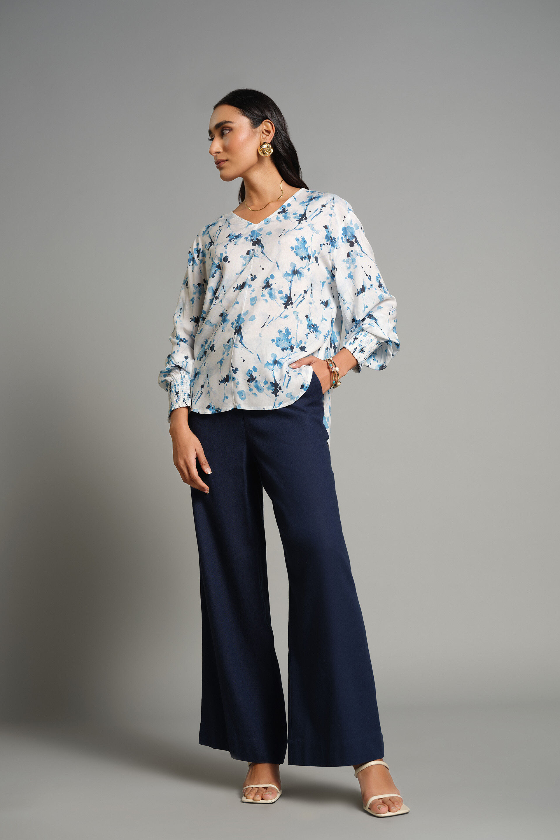 Zamora Top, Blue, image 2